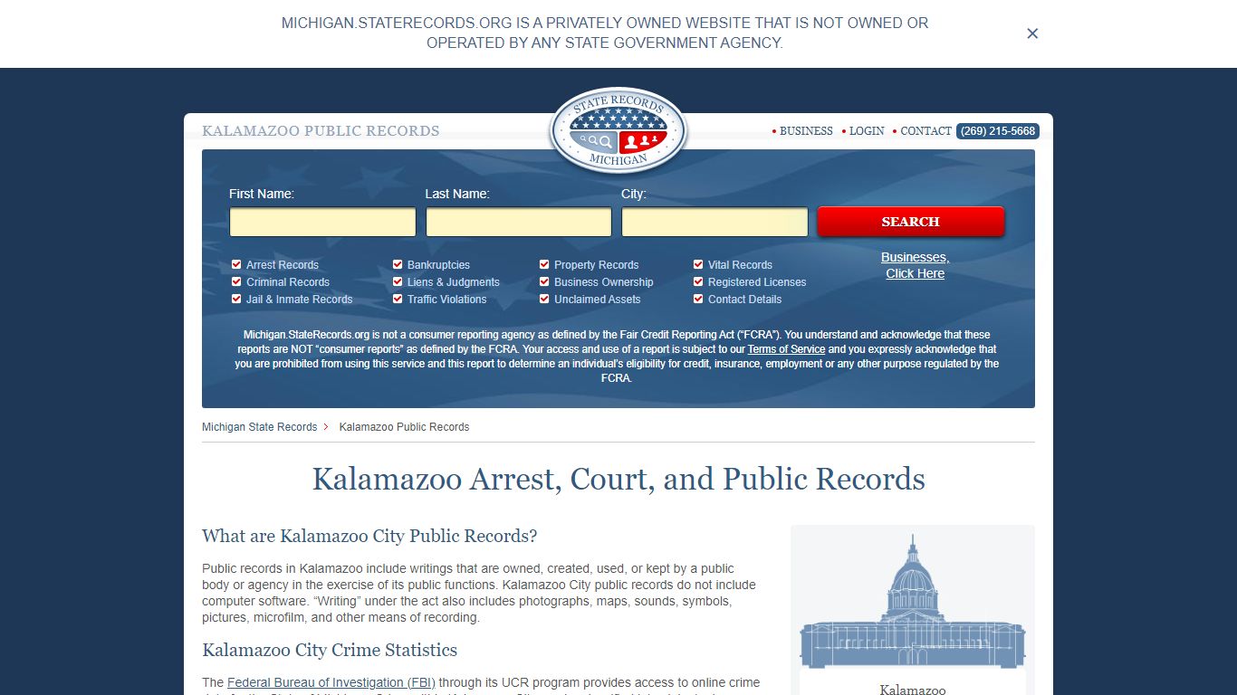 Kalamazoo Arrest and Public Records | Michigan.StateRecords.org
